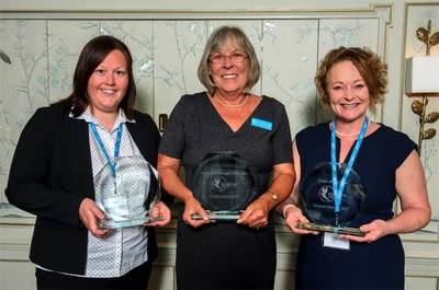 Katy Cresswell, Valerie Holland and Joyce Morton